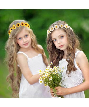 REYIN-CHHN Sunflower Headband | Daisy Hair Accessories | Flower Headbands for Women and Girls - Perfect for Everyday Wear | Unique Sunflower & Daisy Designs | Ideal for Ladies & Young Girls - Buy Online on SooperMarket.com