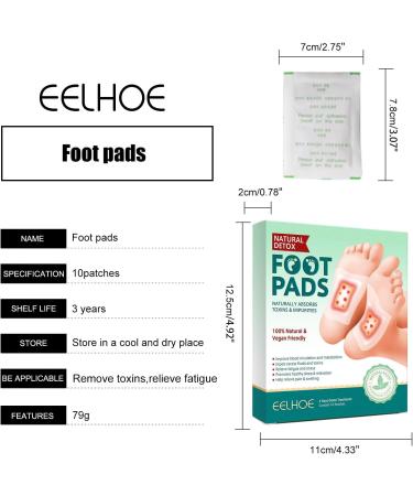 1/3/5 Pack Anti Swelling Ginger Foot Patch Herbal Ginger Foot Pads Deep Cleansing Foot Pads Detox Foot Pads for Foot Care Foot Patchs to Promote Blood Circulation Relieve Pain and Improve Sleep - Buy Online on SooperMarket.com
