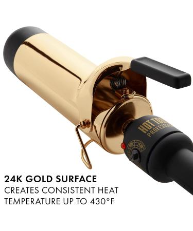 Hot Tools Pro Artist 24K Gold Jumbo Curling Iron 2 | Long Lasting Defined Curls - Buy Online on SooperMarket.com