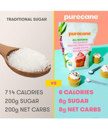 Purecane No Calorie Baking Sweetener - 24 oz (680g) | Zero-Calorie Sugar Substitute - Buy Online on SooperMarket.com
