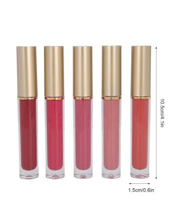 5pcs Liquid Lipstick Set - Long Lasting Waterproof Lip Gloss Matte Makeup (#01 WHISPER) - International Shipping Available - Buy Online on SooperMarket.com