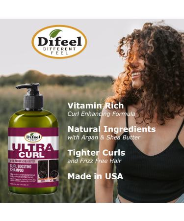 Difeel Ultra Curl 2-PC Set | Curl Enhancing Shampoo & Conditioner 12 oz - Best for Defined Curls | International Shipping - Buy Online on SooperMarket.com