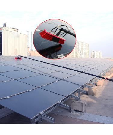 12Ft-36Ft Photovoltaic Panel Cleaning Brush Window Cleaning Pole Water Fed Brush Extension Pole Roof Glass Cleaning Brush Commercial Cleaning Tools/20Ft 35cm Brush Head 6M/21FT - Buy Online on SooperMarket.com