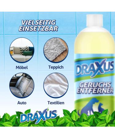 Draxus Odor Remover for Cat & Dog Urine | Microbiological Enzyme Cleaner | 10L Mixed Bottle | Effective Odor Neutralizer - Buy Online on SooperMarket.com