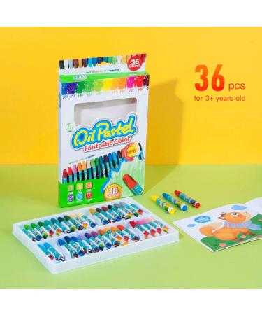 Non-Toxic Oil Pastels Set - 36 Assorted Colors for Kids, Artists & Beginners - Soft Pastels for Painting, Drawing & Graffiti - Art Supplies - Buy Online on SooperMarket.com