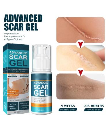 Scar Cream for Smooth Skin Repair - Non-Greasy Gel for Stretch Marks, Wrinkles, Old & New Scars - Buy Online on SooperMarket.com