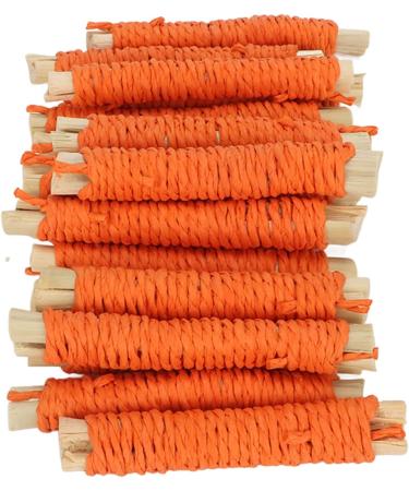 Pet Sweet Bamboo Sticks Rabbit Molar Sticks Promote Digestion 20pcs for Guinea Pig (Orange) - Buy Online on SooperMarket.com