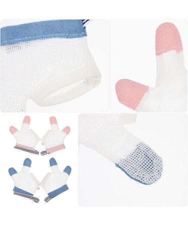 Healvian Kids Tools Kids Tools Kids Tools Baby Stop Thumb Sucking Kid Infant Stop Thumb Sucking Kit Soft Mesh Fabric Stop Sucking Glove No Scratch Breathable Finger Thumb Protector S 2 Pairs Mittens Small - Buy Online on SooperMarket.com
