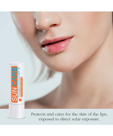 FLOSLEK Protective Lipstick with UV Filter SPF 30 | Solar Radiation Protection | For All Ages & Skin Types | EU Made - Buy Online on SooperMarket.com