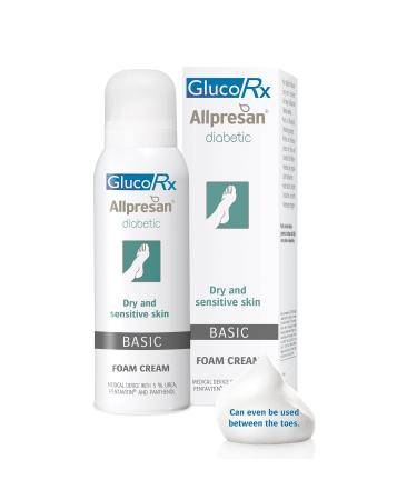 GlucoRx Allpresan Diabetic Foot Foam Cream Basic 125ml