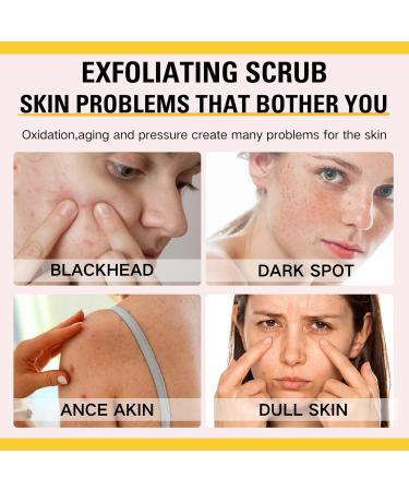 Turmeric Scrub Dark Spot Fading Turmeric Exfoliating Body Scrub Facial Peeling Brightening Exfoliating Scrubs Facial Scrub Exfoliator Natural Deep Cleansing Body Scrub Exfoliator Body Skin Care - Buy Online on SooperMarket.com