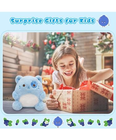 Yamepuia Blueberry Cat Stuffed Animal - Cute Plush Toy Doll for Kids and Adults - Buy Online on SooperMarket.com