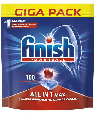 Finish All In One Max Detergent Regular 100 Tabs
