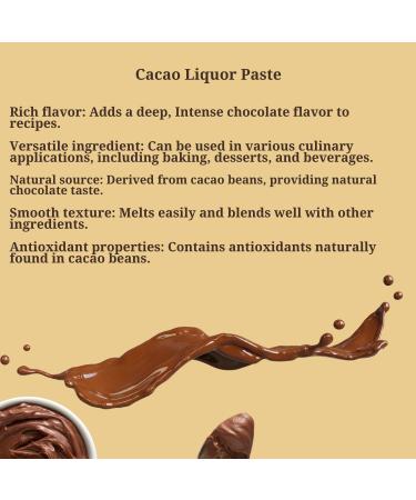 Cacao Liquor Paste 500g Liquor Chunks Cacao Mass by Virgolden - Buy Online on SooperMarket.com