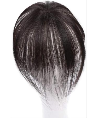 100% Real Human Hair Mini Fringe 3D Clip in Air Bangs Topper Cover fof Women Natural Looking One Piece Clip in Fringe Air Bangs Hair Extensions/909 - Buy Online on SooperMarket.com