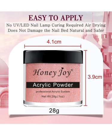 28g/box Acrylic Nail Powder Set for Nail Extension - Professional White Clear Black Nude Colors - HJ-NAP017 (No.5) - Buy Online on SooperMarket.com