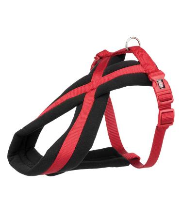 Trixie Premium Touring Tears Size XS - S: Breast circumference 30 55 cm/15 mm in red - sporty dog harness with pleasant fleece padding continuously adjustable for small dogs 203603 red XS S: 30 50 cm/15 mm