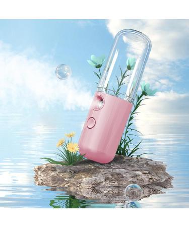 Nano Facial Mist Sprayer - Hydrating Makeup & Moisturizing Humidifier for Skin Care - Pink | International Shipping - Buy Online on SooperMarket.com