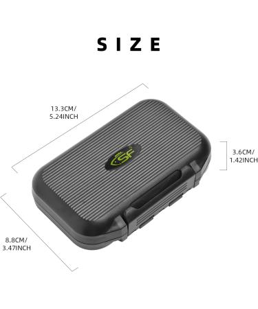 SF Small Waterproof Double Sided Fly Fishing Box | Floatable & Compact Design - Buy Online on SooperMarket.com