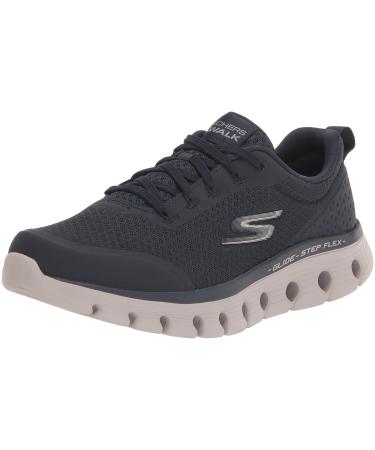 Skechers Men's Go Walk Glide-step Flex Ryder Sneaker 41 EU Navy Synthetic Textile