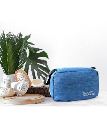Cooja Hanging Toiletry Wash Bag with Hook & Handle - Sky Blue | Travel Gear Set for Men and Women | Includes 1 Toilet Bag + 2 Drawstring Bags - Buy Online on SooperMarket.com