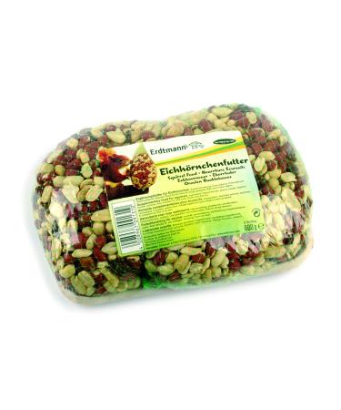 Erdtmanns 19.1 x 11.4 x 2.5 cm squirrel food in a net 2 x 0.3 kg