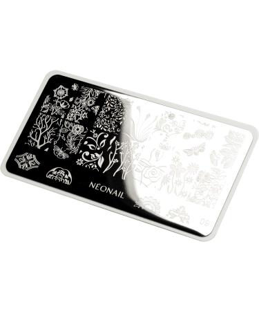 Neonail Stamping Plate 09 - Premium Nail Art Stamp for Stunning Nail Designs - Perfect for French Nails & Creative Nail Arts - Buy Online on SooperMarket.com