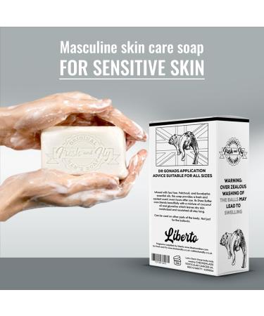 Fresh and Fly Ball Soap for Men Gentle and Cleansing Natural Soap Bar- Infused with Tea Tree Oil Coconut Oil Shea Butter - Moisturizing Ball Wash for Men - Buy Online on SooperMarket.com