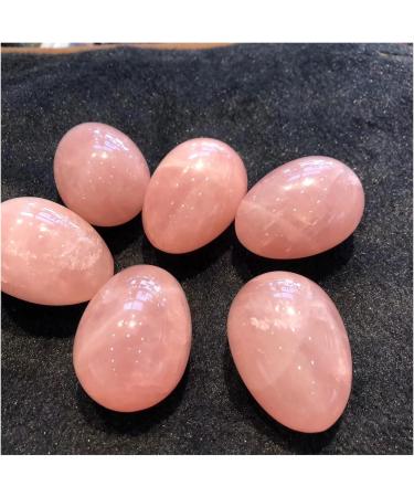Shop Natural Pink Crystal Quartz Beauty Egg - Moisturizing Powder Facial Lifting & Jade Home Goods - 3cm - Buy Online on SooperMarket.com