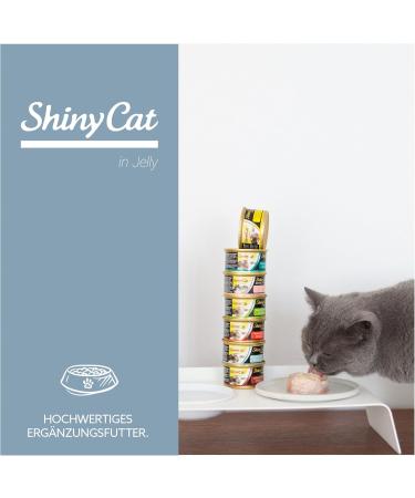 Gimcat Shinycat in Jelly Thuna with Shrimp - Premium Wet Cat Food (24 x 70g) - Fish & Taurine Rich Ideal for Cats - Buy Online on SooperMarket.com