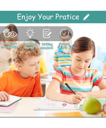 Funvce English Magic Exercise Book - 4 Reusable Booklets for Kids | Learn Alphabet Numbers & Drawing - Buy Online on SooperMarket.com