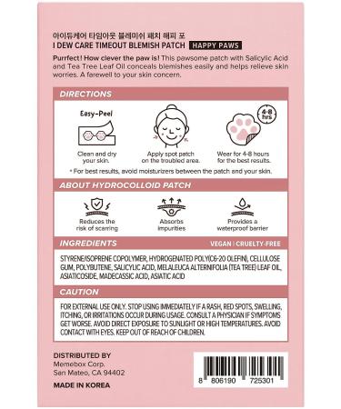 I DEW CARE Happy Paws Starlit Kitten Set - Pimple Patches & Eye Patches with Headband | International Shipping Available - Buy Online on SooperMarket.com