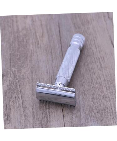 Premium Stainless Steel Safety Razor for Men - Eco-Friendly Wood Handle | Best Shaving Experience - Buy Online on SooperMarket.com