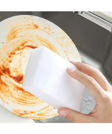 100PCS Magic Sponge Eraser Sponge Magic Sponges for Cleaning Eraser Pad 4x2.4x0.8 Inch All-Purpose Power Scrub Non-Scratch Cleaning Sponge for Kitchen Bathroom Wall - Buy Online on SooperMarket.com