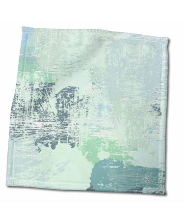 3dRose PS Abstract - Mint Grunge Abstract - Towels (twl-265691-3) 11x12 Wash Cloth for Face and Body