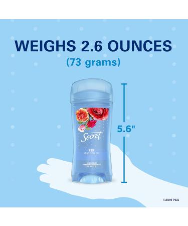 Secret 48 Hour Clear Gel Deodorant - Rose Scent, 2.6 oz - Long-Lasting Protection - Buy Online on SooperMarket.com