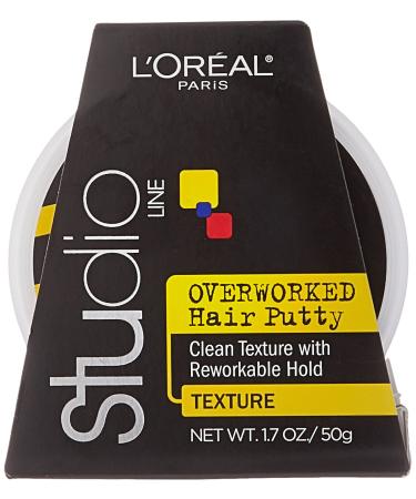 L'Oreal Paris Studio Hair Putty 1.7 oz - Strong Hold & Flexible Style for All Hair Types | International Shipping Available - Buy Online on SooperMarket.com