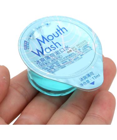 6 Pack Travel Size Mint Mouthwash - Disposable Freshening Breath | 78 Ml - Perfect for International Travel - Buy Online on SooperMarket.com