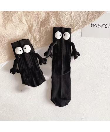 TisTik Couple Holding Hands Socks - Funny Magnetic Suction 3D Doll Mix-4pair - Buy Online on SooperMarket.com