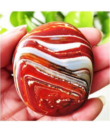 Natural Crystal Rough Natural Stone Sardonyx Agate Crystal Palm Play Spiritual Decor Home Decoration Crystals (Color : 50-60g) - Buy Online on SooperMarket.com