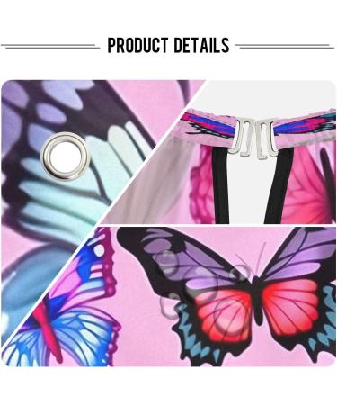 Kigai Colorful Butterfly Barber Cape - Waterproof Adjustable Hair Cutting Cape for Men & Women | Professional Salon Hairdressing Cape - Buy Online on SooperMarket.com
