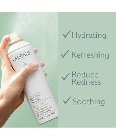 Caudalie Grape Water Face Mist 7.1 Fl Oz - Soothing Facial Spray for Sensitive Skin, Dermatologist Tested, Fragrance-Free - Buy Online on SooperMarket.com