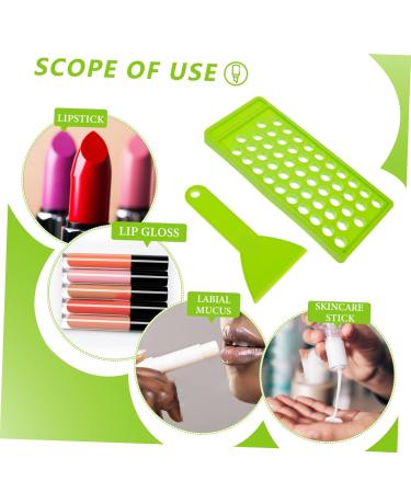 2pcs Lipstick Filling Mold DIY Kit | Lip Balm Crafting Set with Trays & Spatula | Perfect for Lipstick & Lip Balm Filling - Buy Online on SooperMarket.com