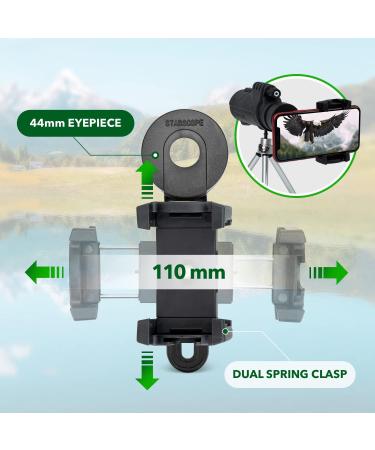 STARSCOPE Monocular Telescope G3 Smartphone PRO Bundle - 10x42 Monocular Telescope for Smartphone Kit | BAK4 Prism HD Mini Monocular Telescope with Tripod  Phone Scope Mount  and Accessories Pro smartphone Bundle - Buy Online on SooperMarket.com