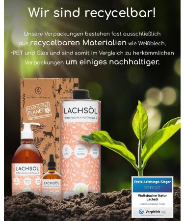 Premium Norwegian Salmon Oil for Dogs | Omega-3 Rich Supplement | 100ml - High-Dose Natural Formula - Buy Online on SooperMarket.com