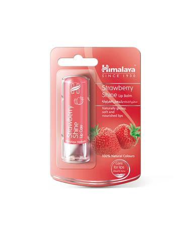 Himalaya Strawberry Shine Lip Balm with Strawberry Seed Oil -4.5g