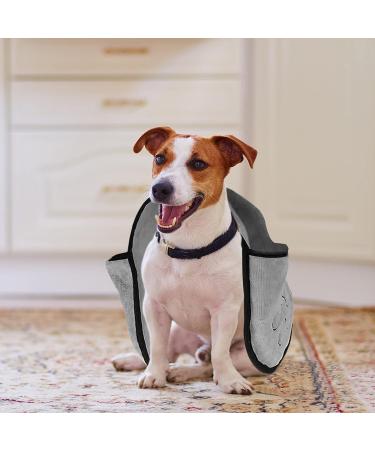 Nicoone Super Absorbent Dog Towel | Ultra Absorbent Fast Drying Pet Bath Towel for Cats & Dogs (Pink + Gray) - Ideal for International Shipping - Buy Online on SooperMarket.com