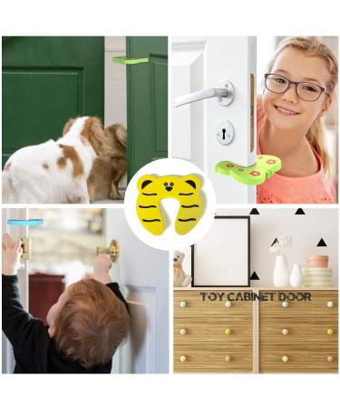 7Pcs Children's Door Stop Finger Pinch Guard Set - Child Safety Foam Cushion to Prevent Injuries and Lockouts - Buy Online on SooperMarket.com