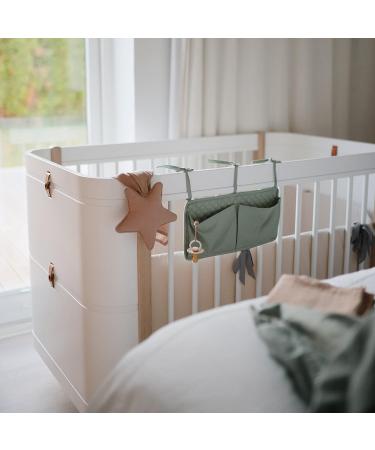 FRIGG Rope Natural Rubber Pacifier | BPA-Free | Made in Denmark | Olive/Sage | 6-18 Months - Buy Online on SooperMarket.com