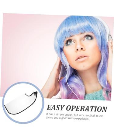 NOLITOY 10 Pcs Shampoo Funnel Hair Coloring Shampoo Grooming Apron Hair Styling Cape Straight Hair Shawl 59X25X1CMx5pcs Transparent Colorx5pcs - Buy Online on SooperMarket.com